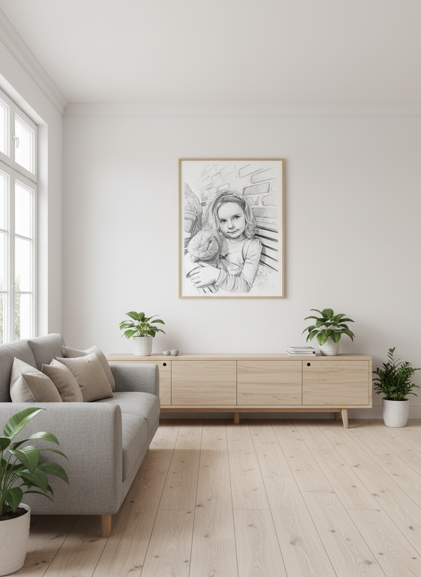 Minimalist personal illustration - Scandinavian design poster